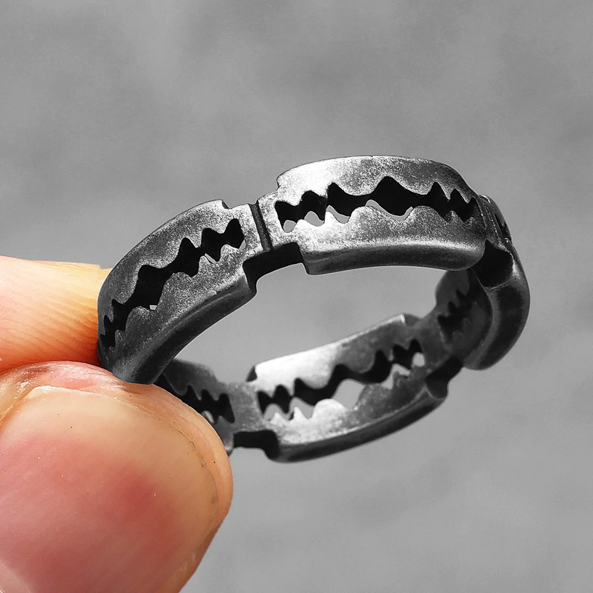 Retro Razor Blade Men Rings St - Vintage Fashion Newtown 리뷰 및 가격