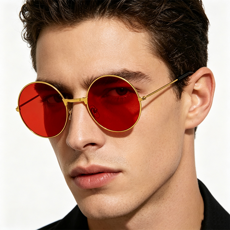 Classic Vintage Round Frame Su - Vintage Fashion Brands 리뷰 및 가격