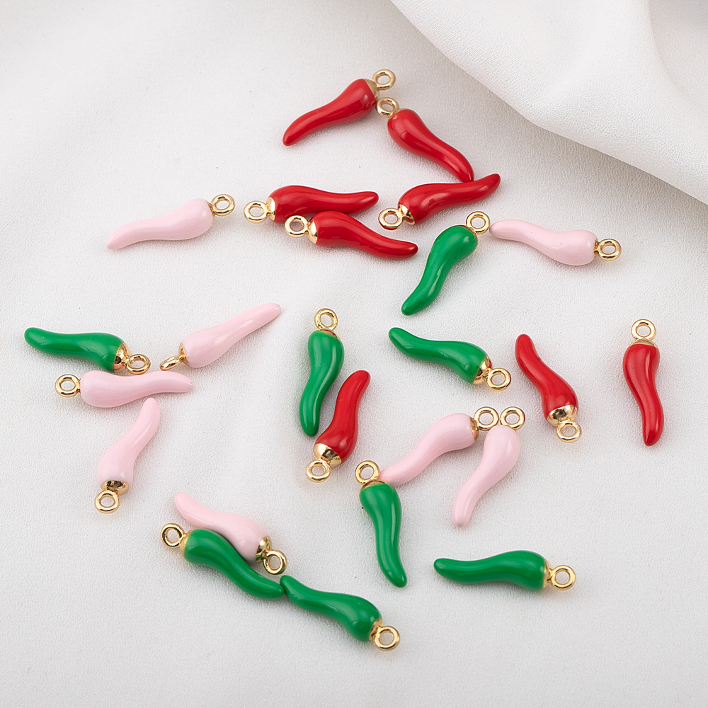 10pcs 5pcs 20pcs Red Hot Chili - Vintage Fashion Earrings 리뷰 및 가격