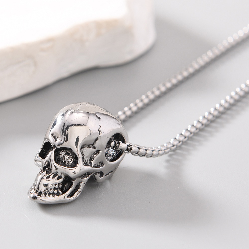 Vintage Alloy Skull Necklace G - Vintage Fashion Ideas 리뷰 및 가격