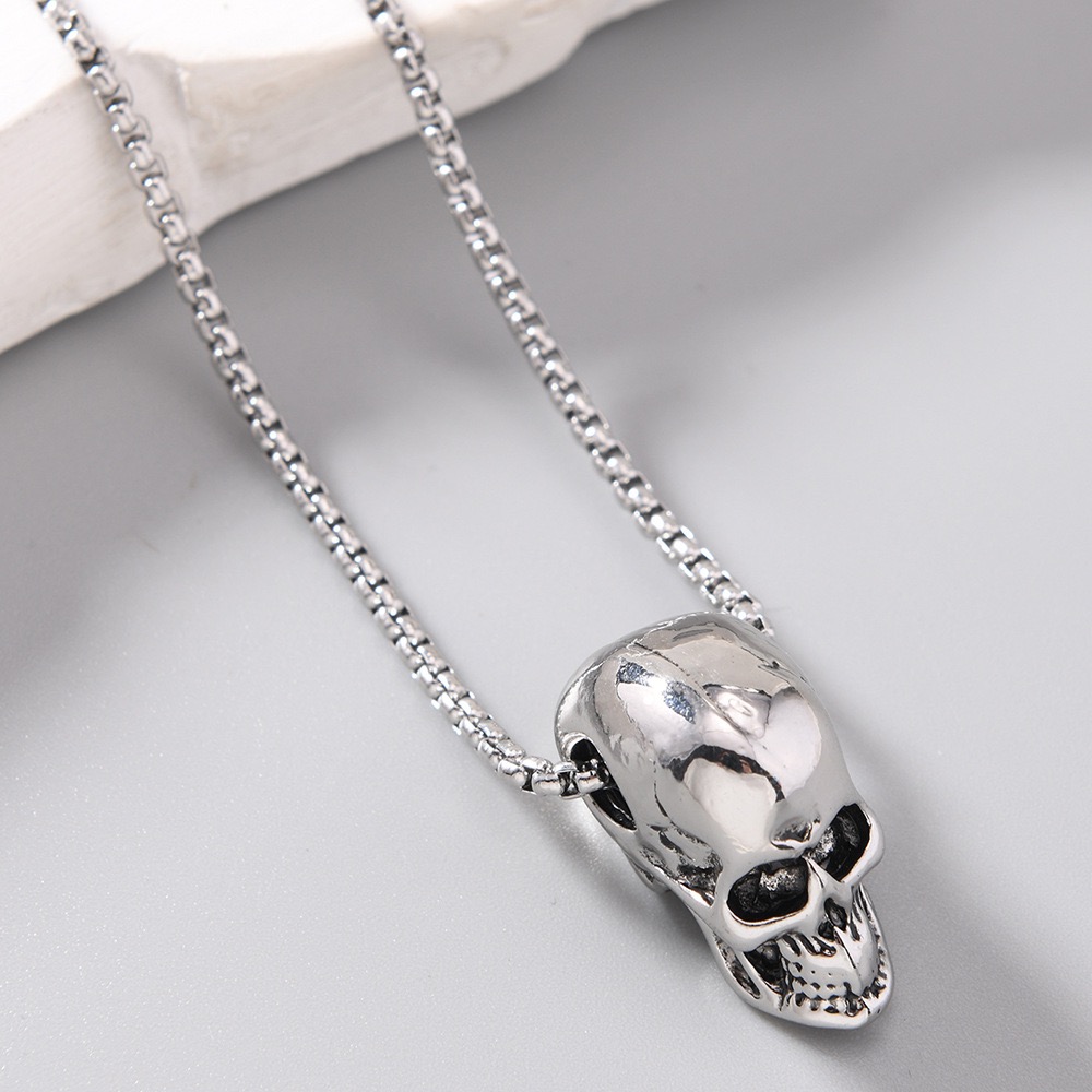 Vintage Alloy Skull Necklace G - Vintage Fashion Ideas 리뷰 및 가격