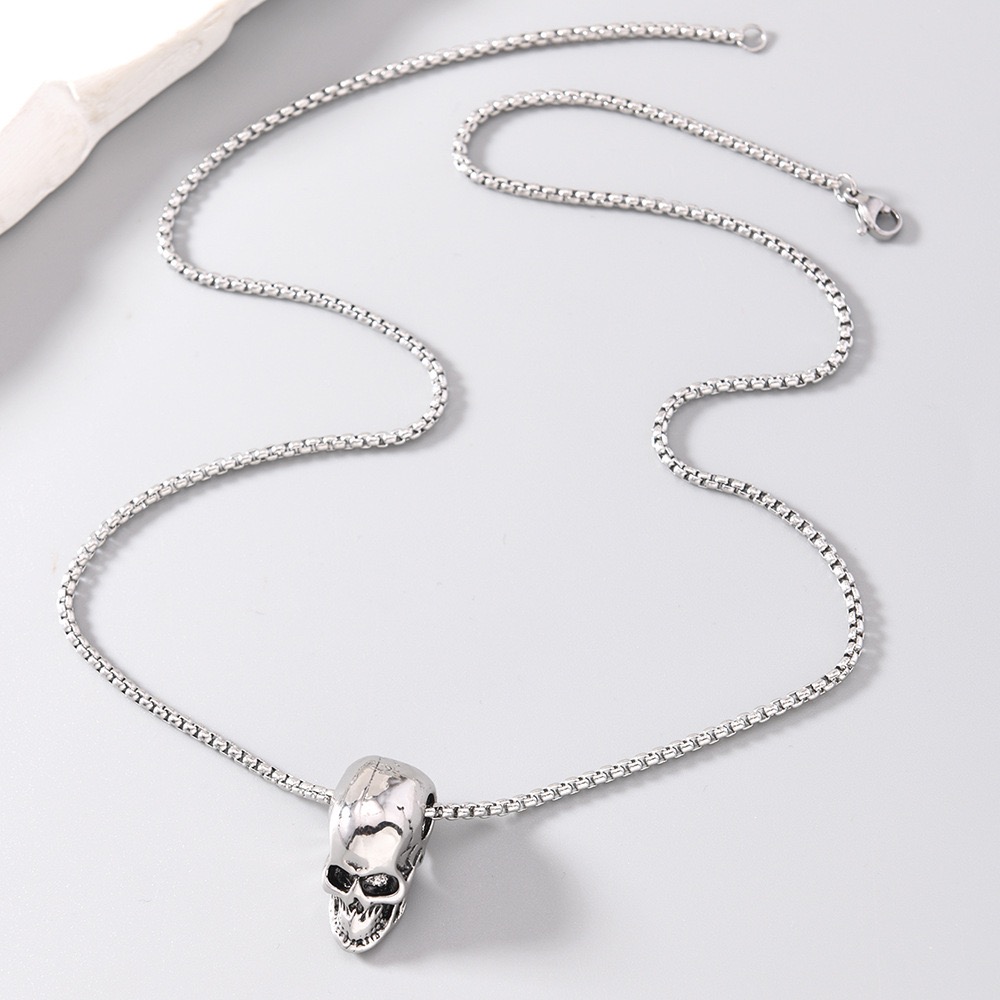 Vintage Alloy Skull Necklace G - Vintage Fashion Ideas 리뷰 및 가격