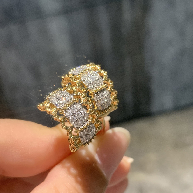 Aazuo Vintage Style Real 18K Y - Vintage Fashion Earrings 리뷰 및 가격