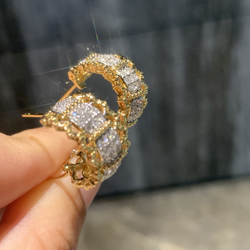 Aazuo Vintage Style Real 18K Y - Vintage Fashion Earrings 리뷰 및 가격