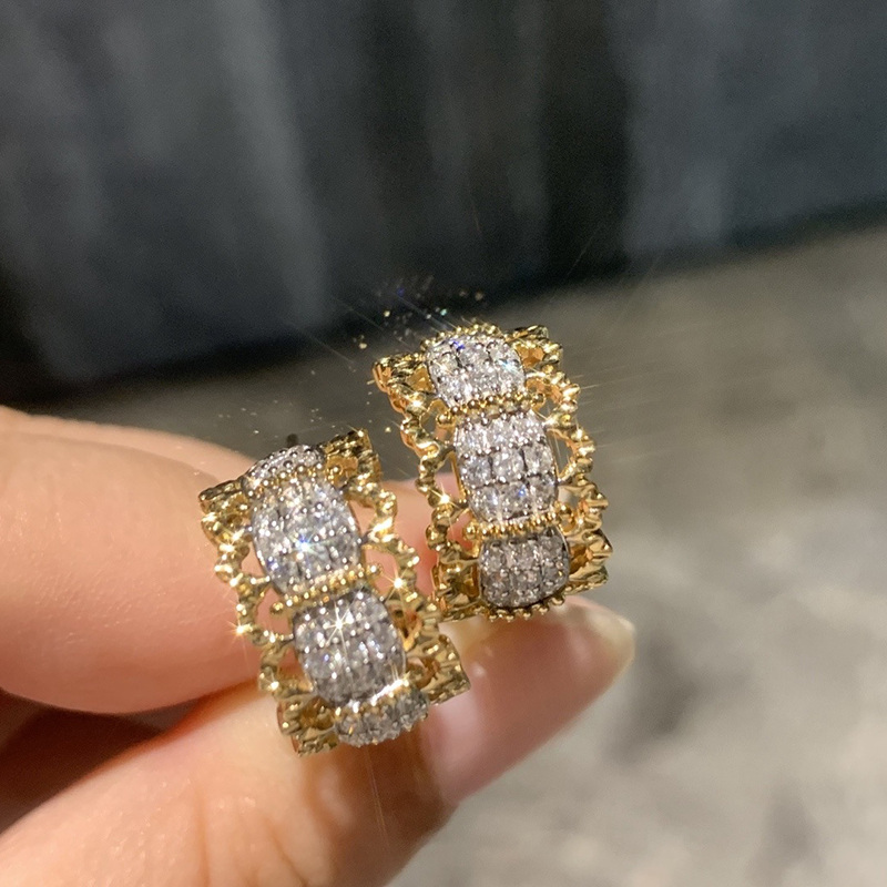 Aazuo Vintage Style Real 18K Y - Vintage Fashion Earrings 리뷰 및 가격