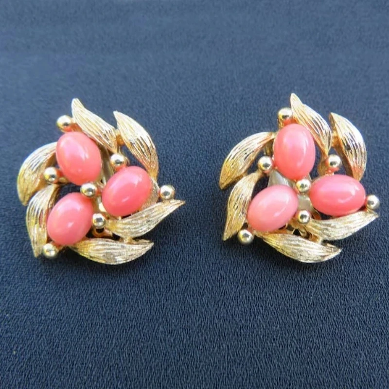 Vintage Inlay Pink Stone Flowe - Vintage Fashion Vogue 리뷰 및 가격