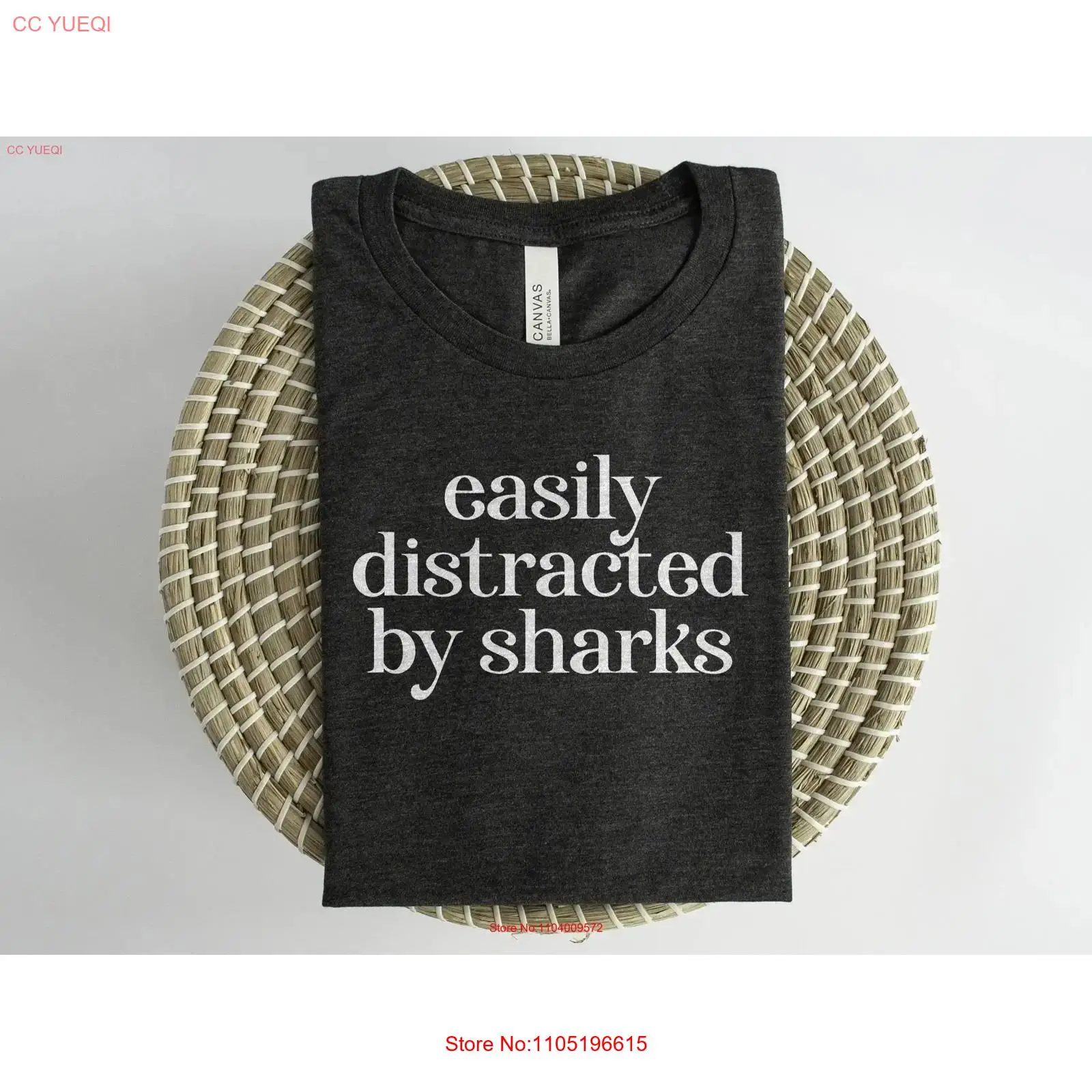 Shark T Shirt Easily Distracte - Vintage Fashion Week 리뷰 및 가격