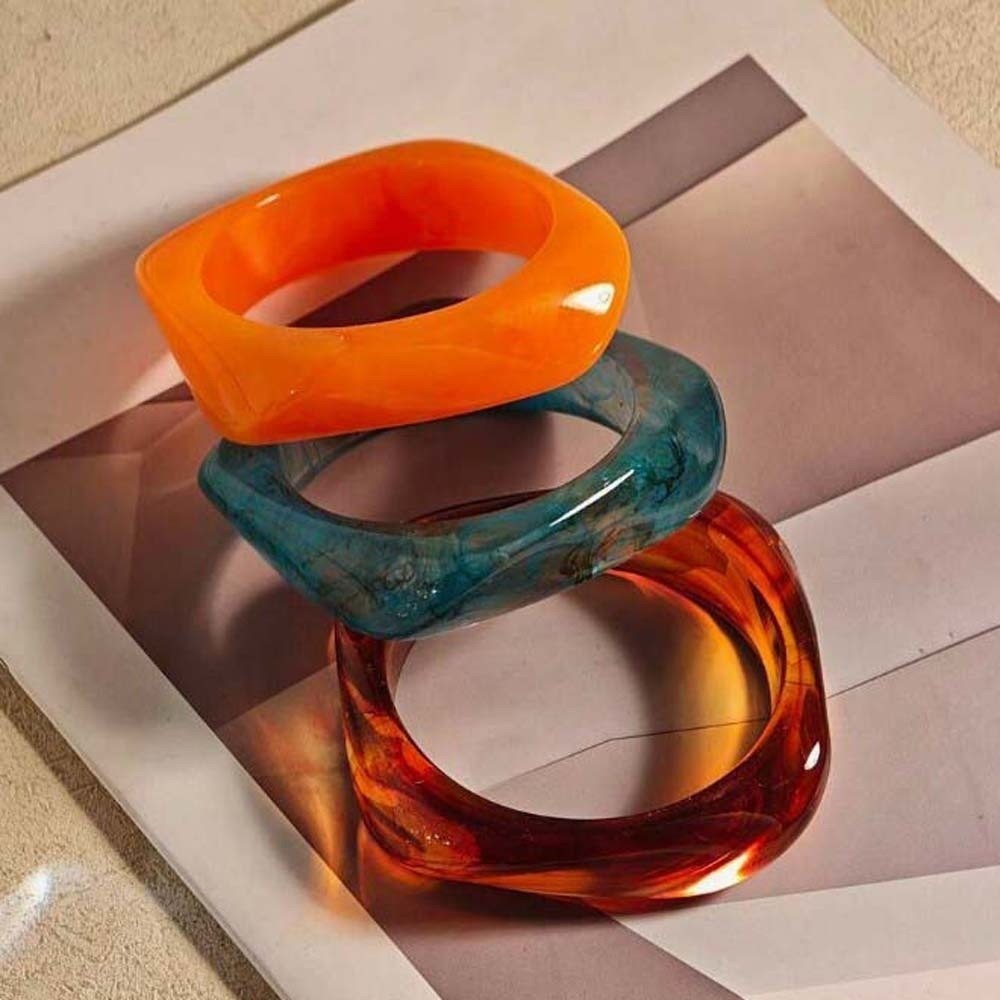 Retro Wristbands Translucent R - Vintage Fashion Gen Z 리뷰 및 가격