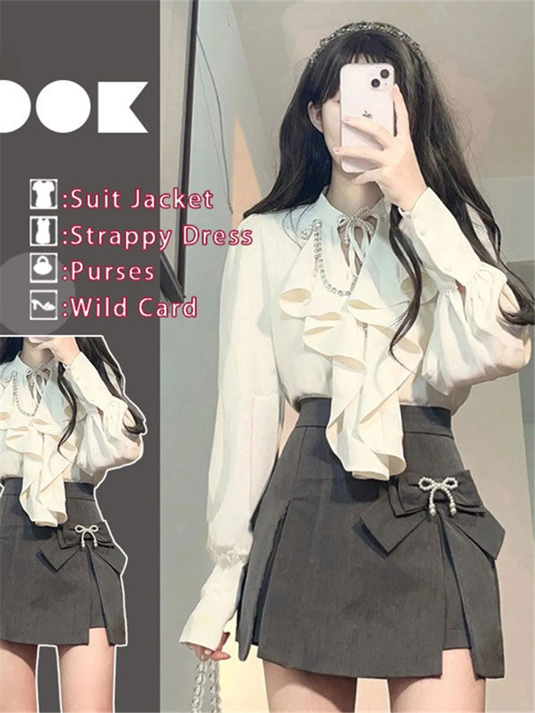 Elegant Vintage Long Sleeve Sh - Vintage Fashion Pieces 리뷰 및 가격