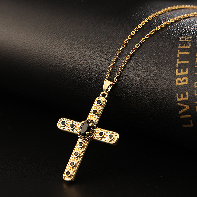 New Design Zircon Cross Pendan - Vintage Fashion Newtown 리뷰 및 가격