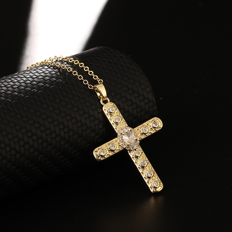 New Design Zircon Cross Pendan - Vintage Fashion Newtown 리뷰 및 가격