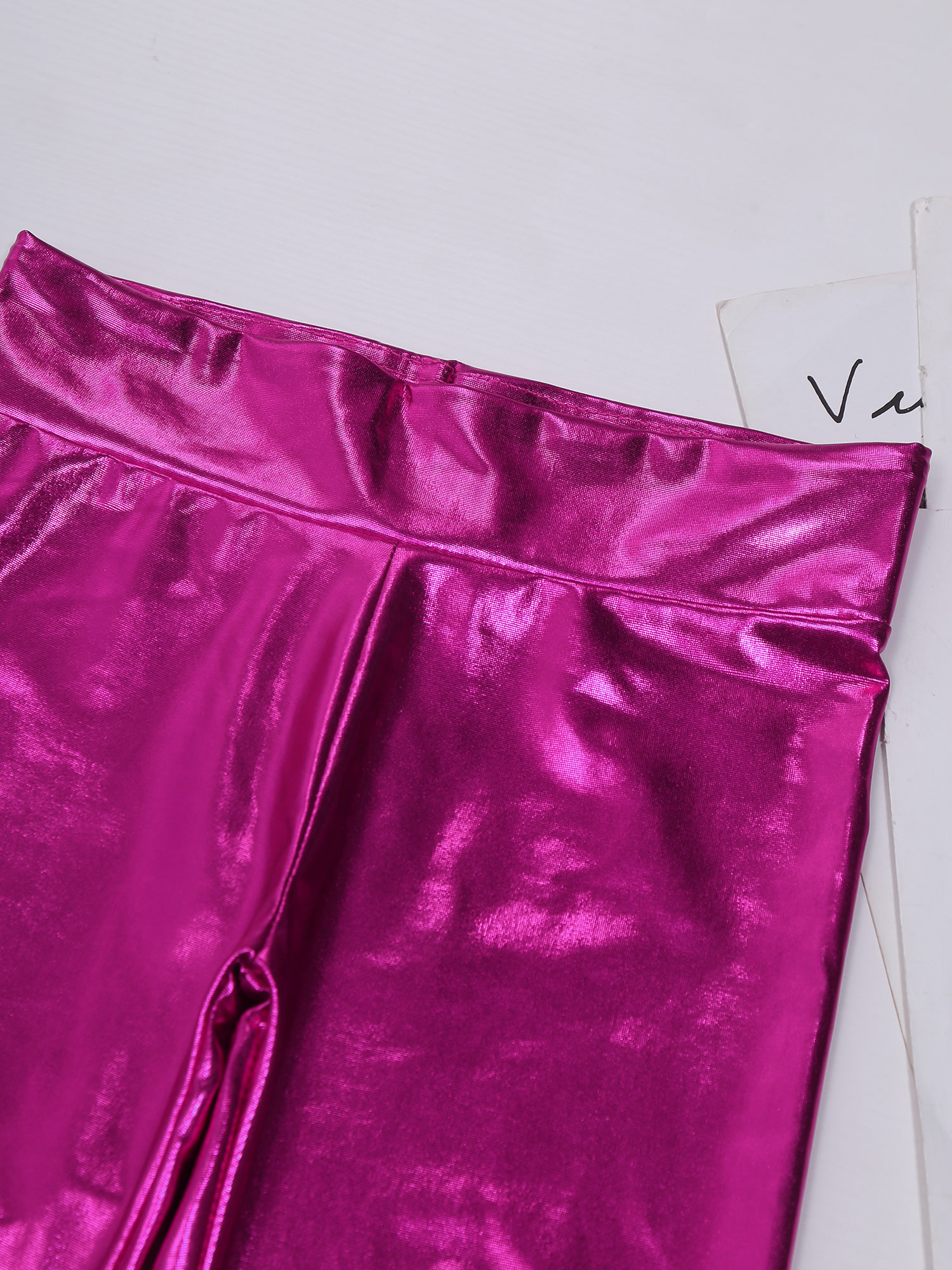 Kids Girls Shiny Metallic Flar - Wide Leg Trouser 70S 리뷰 및 가격