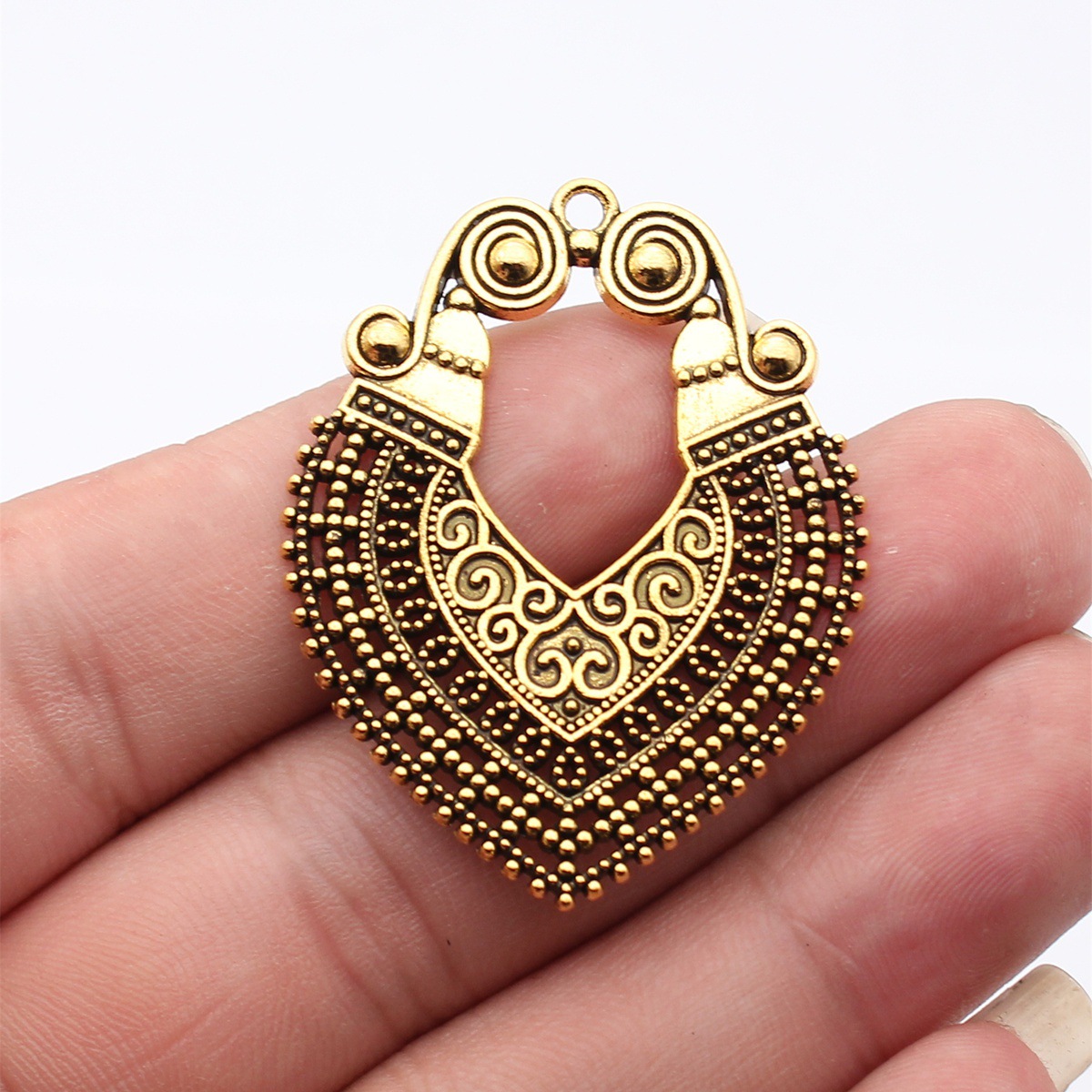 8pcs 48x37mm(1.89x1.46inch) 2  - Vintage Fashion Earrings 리뷰 및 가격