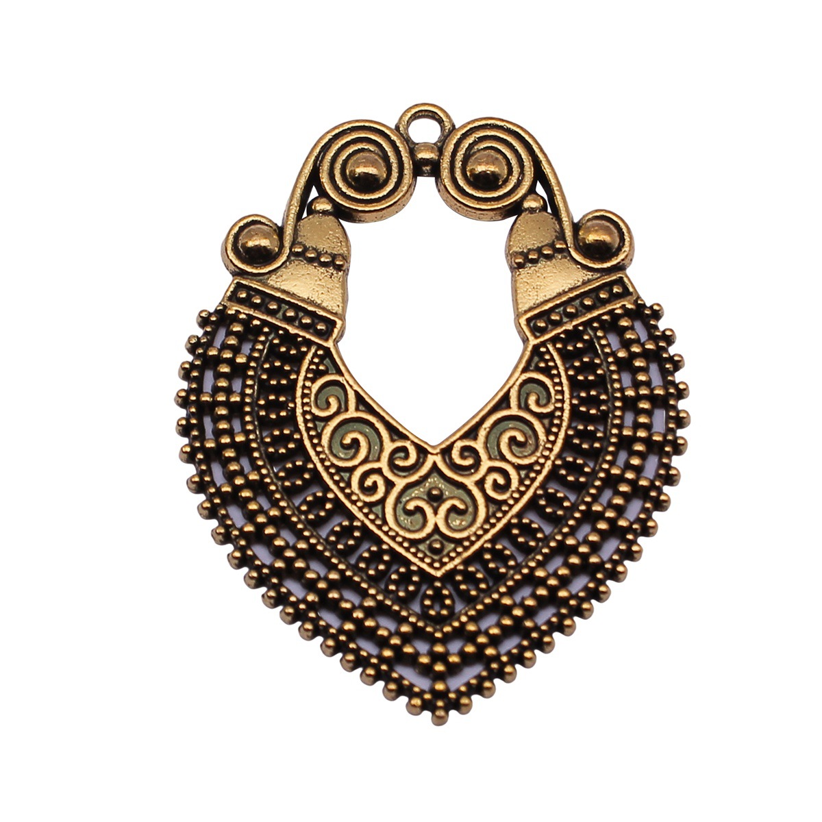 8pcs 48x37mm(1.89x1.46inch) 2  - Vintage Fashion Earrings 리뷰 및 가격