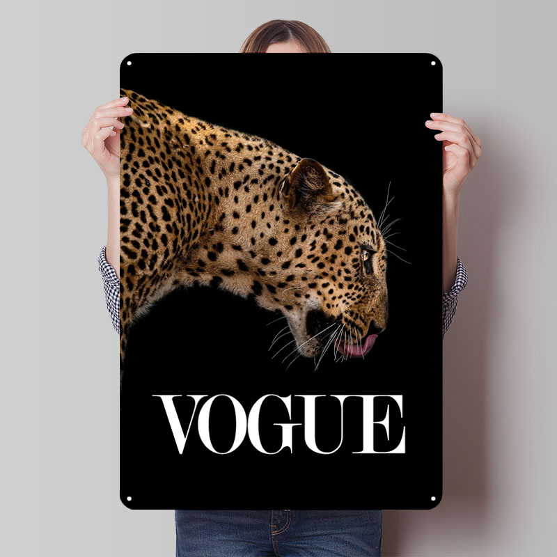 Vogue Fashion Poster Metal Sig - Vintage Fashion Vogue 리뷰 및 가격