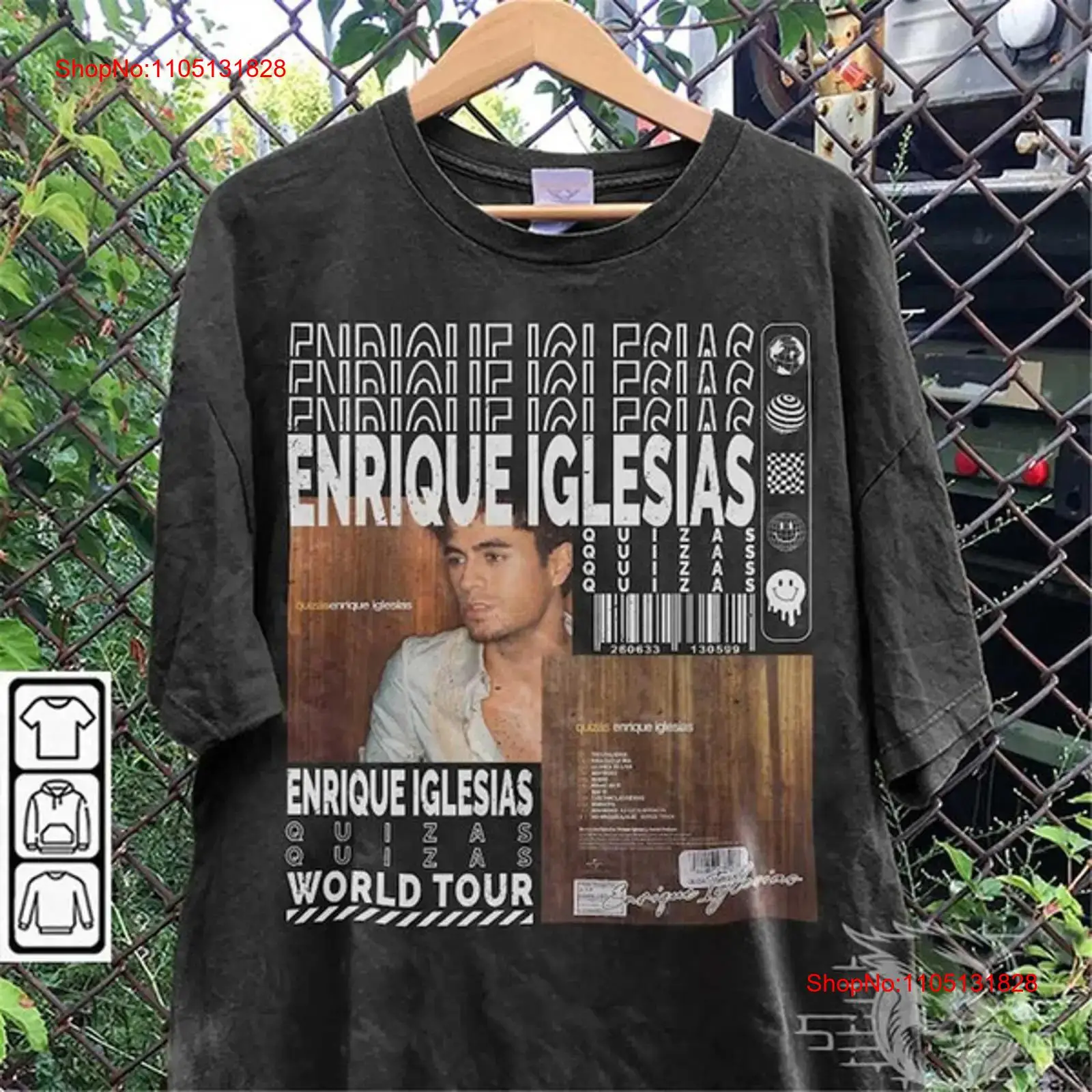 Enrique Iglesias Music T Shirt - Vintage Fashion Quiz 리뷰 및 가격
