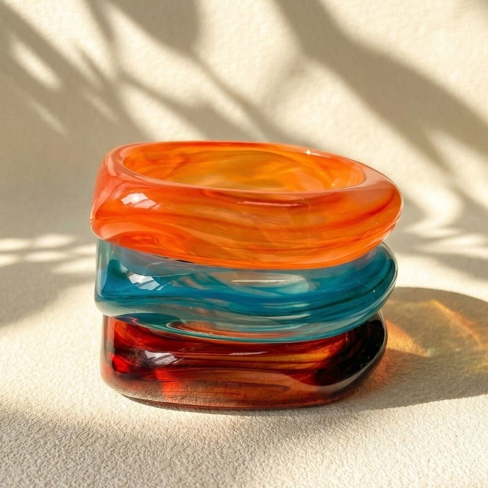 Wrist Jewelry Translucent Resi - Vintage Fashion Gen Z 리뷰 및 가격