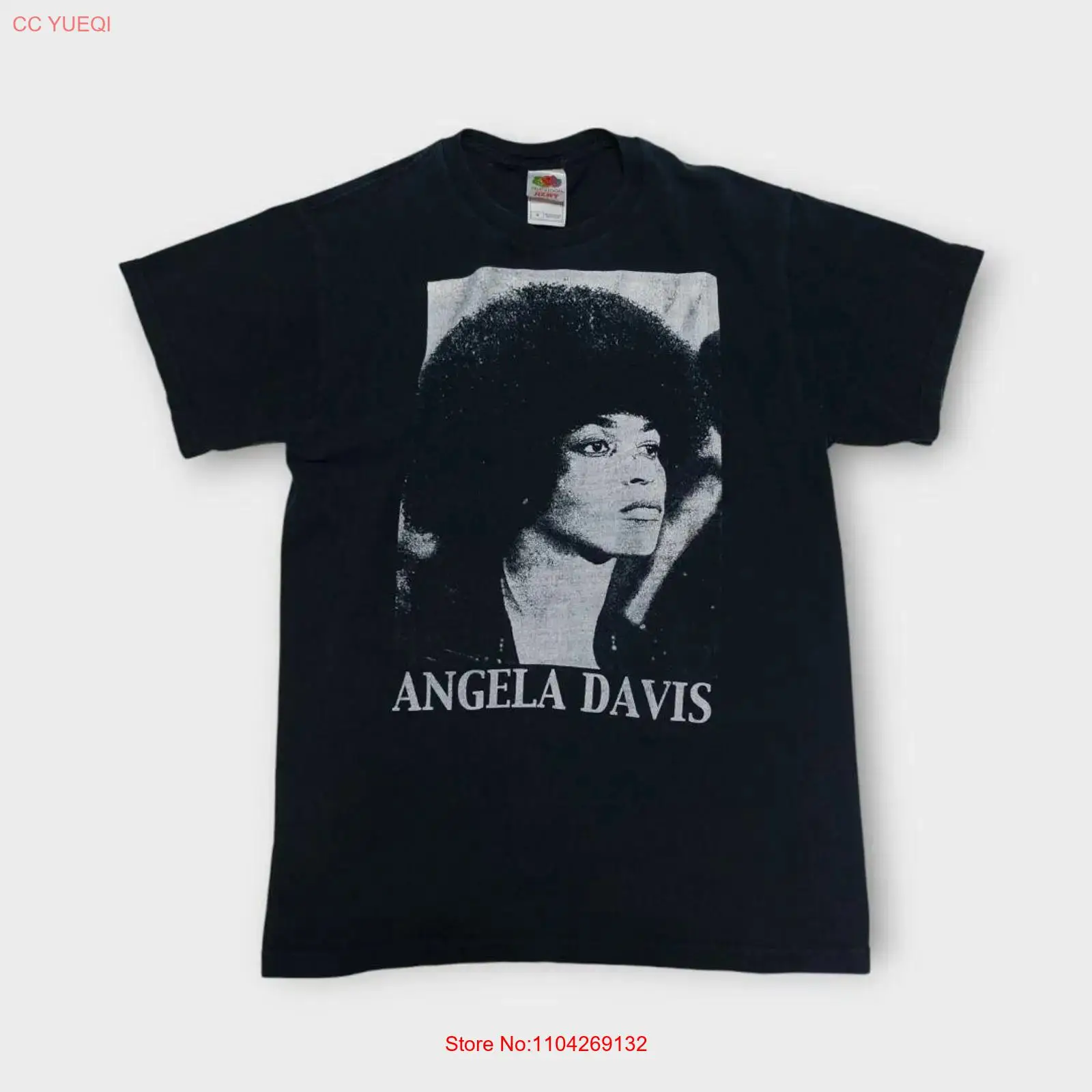 Rare 90s Angela Davis T Shirt  - Vintage Fashion Wear 리뷰 및 가격