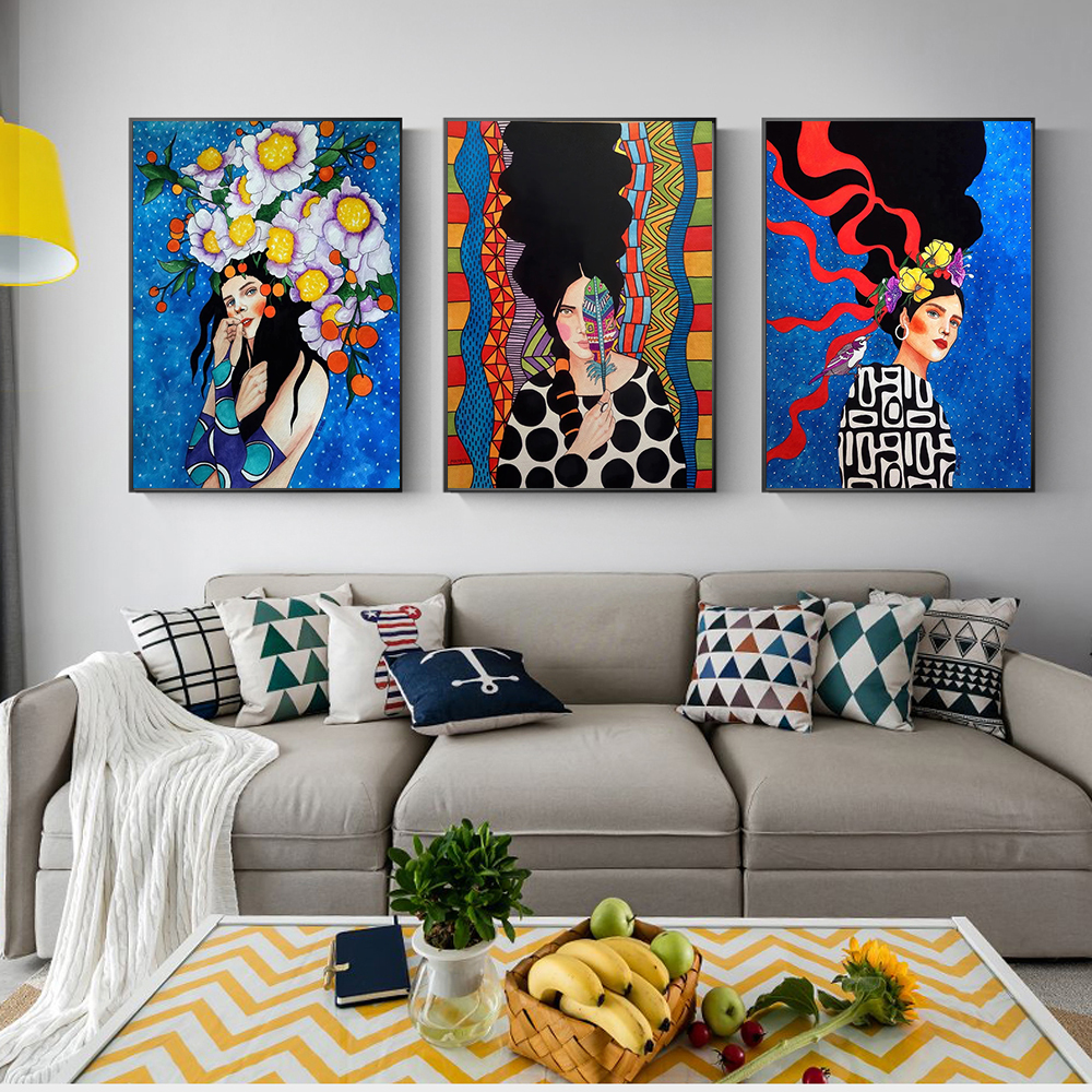 1pc frameless Vintage Abstract - Vintage Fashion Prints For Wall 리뷰 및 가격