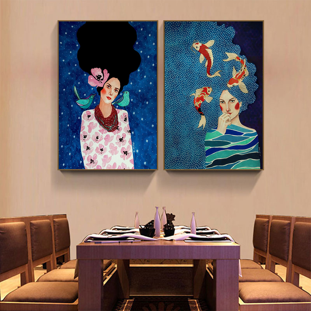 1pc frameless Vintage Abstract - Vintage Fashion Prints For Wall 리뷰 및 가격